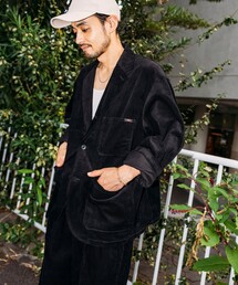 RED KAP(bhLbv)RED KAP/bhLbv ʒ SMU PT-38 SETUP CORDUROY JACKET/R[fC/bNXtBbg/yZbgAbvΉz(e[[hWPbg)