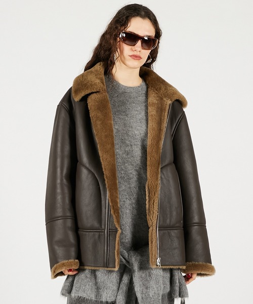 リバーシブルムートンコート / Reversible Mouton Coat（ムートン