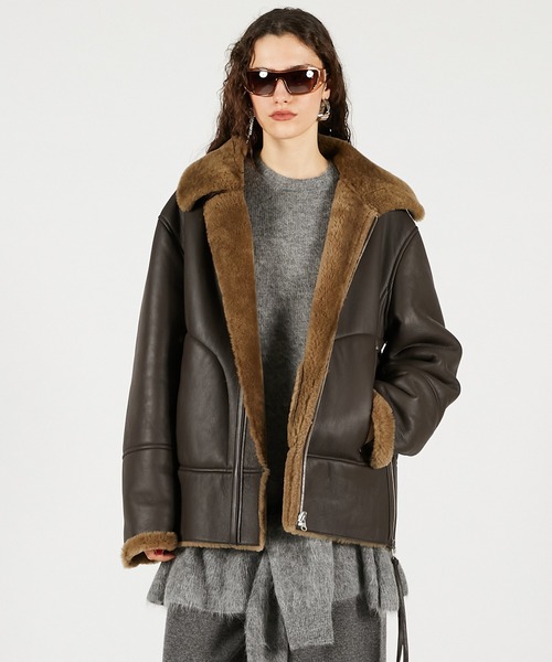 リバーシブルムートンコート / Reversible Mouton Coat（ムートン
