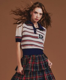 DOUBLE STANDARD CLOTHING | モヘヤフェアアイルニットポロ(ニット/セーター)