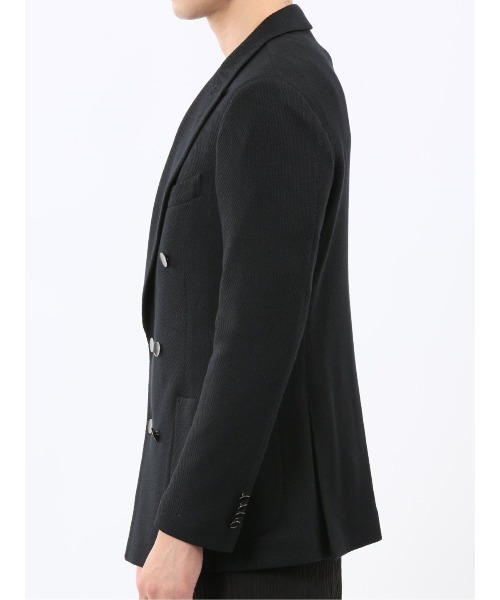 表地ストレッチ】m.f.エディトリアル メンズ サーマルニット ブレザー