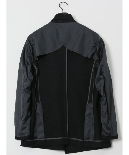 表地ストレッチ】m.f.エディトリアル メンズ サーマルニット ブレザー