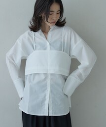 GALLEST | ビスチェセットブロードシャツ(シャツ/ブラウス)