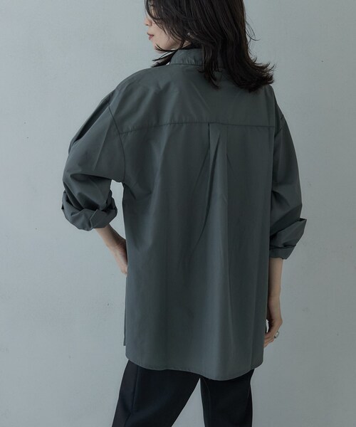 GALLEST(ギャレスト)の「ビスチェセットブロードシャツ(シャツ/ブラウス・レディース・ライトブルー/ホワイト/チャコールグレー・38)」の20枚目の写真