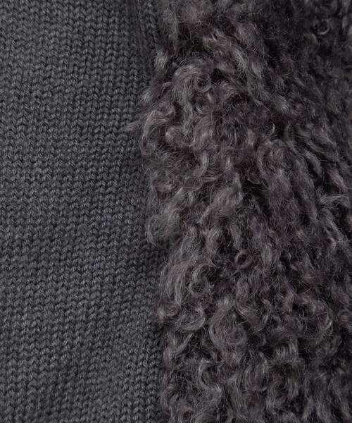 ノーリーズ【WEB限定】ファーベスト　チャコールグレー ノーリーズ NOLLEY'S ファーベスト （チャコールグレー