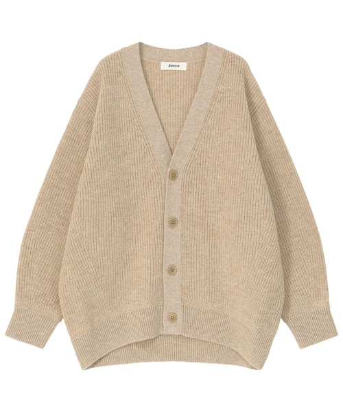 ZUCCa（ズッカ）の「メリノウール / ニットカーディガン / S（カーディガン/ボレロ・レディース・ボルドー/ダークグレー/ベージュ・M size）」の12枚目の写真