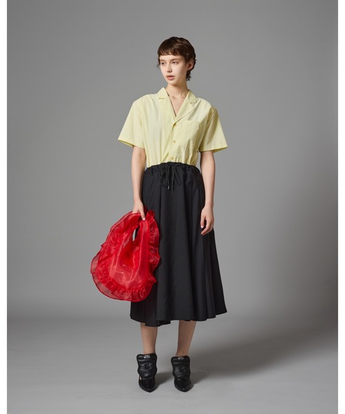 NON TOKYO(ノントーキョー)の「NON TOKYO/ノントーキョー/シアーフリルバック(S)(ハンドバッグ・レディース・ネイビー/レッド/ピンク/ブルー・F)」の16枚目の写真