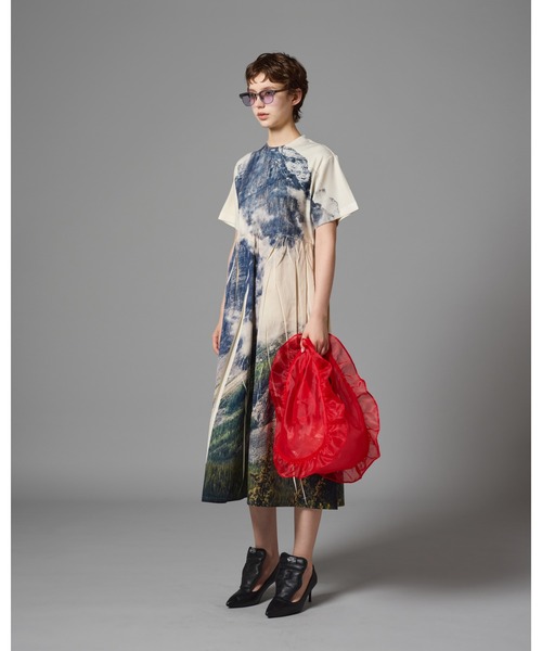 NON TOKYO(ノントーキョー)の「NON TOKYO/ノントーキョー/シアーフリルバック(S)(ハンドバッグ・レディース・ネイビー/レッド/ピンク/ブルー・F)」の22枚目の写真