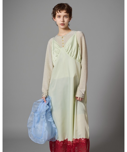 NON TOKYO(ノントーキョー)の「NON TOKYO/ノントーキョー/シアーフリルバック(S)(ハンドバッグ・レディース・ネイビー/レッド/ピンク/ブルー・F)」の6枚目の写真