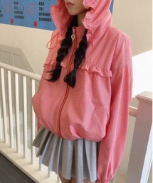 ENLIKE（エンリケ）の「フリルアクセント フーディーアウター（その他アウター）」