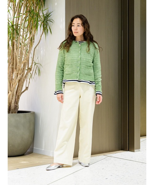Banana Republic(バナナリパブリック)の「リラックス コットン ボートネック Tシャツ(Tシャツ/カットソー・レディース・ネイビー/レッド系その他/ブルー・M/XS/L/S)」の7枚目の写真