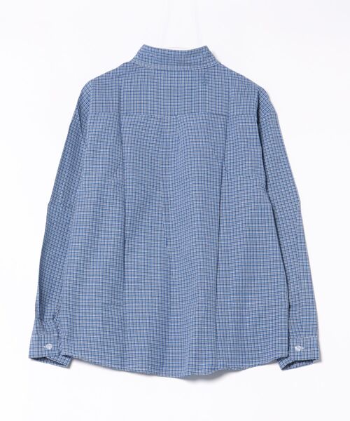 MASHIRO（マシロ）の「【MASHIRO】ブルーチェックシャツ ルーズシルエット（25MA/EKW124）（シャツ/ブラウス・レディース・ブルー・FREE）」の10枚目の写真