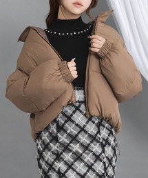 Diable baiser（ディアブルベーゼ）の「中綿ショート丈ダウンジャケット【コート】（その他アウター）」