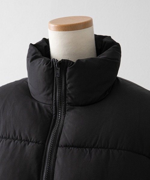 Diable baiser（ディアブルベーゼ）の「中綿ショート丈ダウンジャケット【コート】（その他アウター・レディース・モカ/オフホワイト/ブラック・MEDIUM/LARGE）」の10枚目の写真
