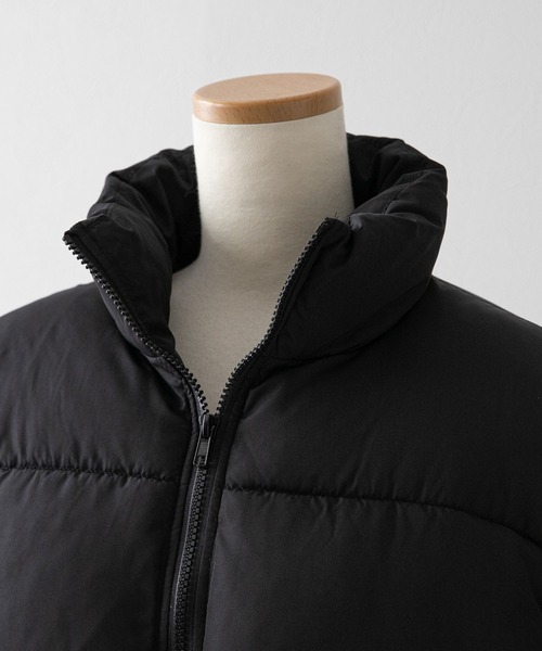 Diable baiser（ディアブルベーゼ）の「中綿ショート丈ダウンジャケット【コート】（その他アウター・レディース・モカ/オフホワイト/ブラック・MEDIUM/LARGE）」の11枚目の写真