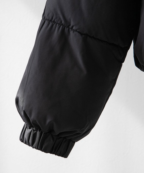 Diable baiser（ディアブルベーゼ）の「中綿ショート丈ダウンジャケット【コート】（その他アウター・レディース・モカ/オフホワイト/ブラック・MEDIUM/LARGE）」の13枚目の写真