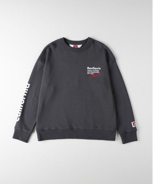 Right-on（ライトオン）の「【BEN DAVIS】アソートグラフィックスウェットプルオーバー (キッズ/アソートグラフィック/コットンブレンド/厚手/暖かい/動きやすい/カジュアル/レイヤード)（スウェット・キッズ・ブラック/グレー/パープル/ダークグレー・130/140/150/160）」の17枚目の写真