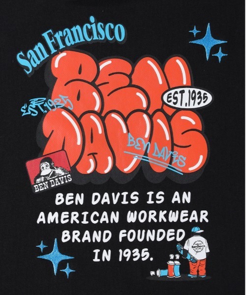 Right-on（ライトオン）の「【BEN DAVIS】アソートグラフィックスウェットプルオーバー (キッズ/アソートグラフィック/コットンブレンド/厚手/暖かい/動きやすい/カジュアル/レイヤード)（スウェット・キッズ・ブラック/グレー/パープル/ダークグレー・130/140/150/160）」の22枚目の写真