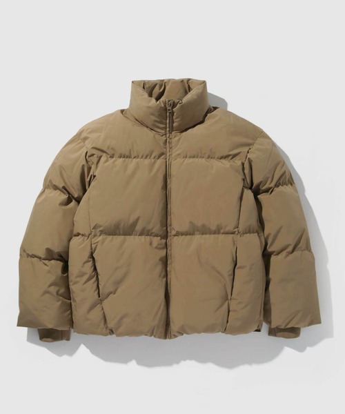 NAVY（ネイビー）の「NAVY All-Weather 100D Insulated Blouson/オールウェザー100D中綿ボリュームブルゾン【撥水 防風 耐水圧10000mm】ユニセックス（ブルゾン・メンズ・チャコールグレー/ベージュ/ブラック・L/M/XXL/XL）」の3枚目の写真
