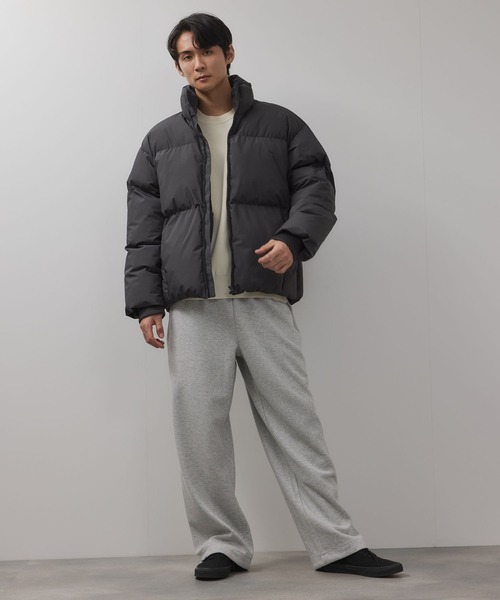 NAVY（ネイビー）の「NAVY All-Weather 100D Insulated Blouson/オールウェザー100D中綿ボリュームブルゾン【撥水 防風 耐水圧10000mm】ユニセックス（ブルゾン・メンズ・チャコールグレー/ベージュ/ブラック・L/M/XXL/XL）」の11枚目の写真