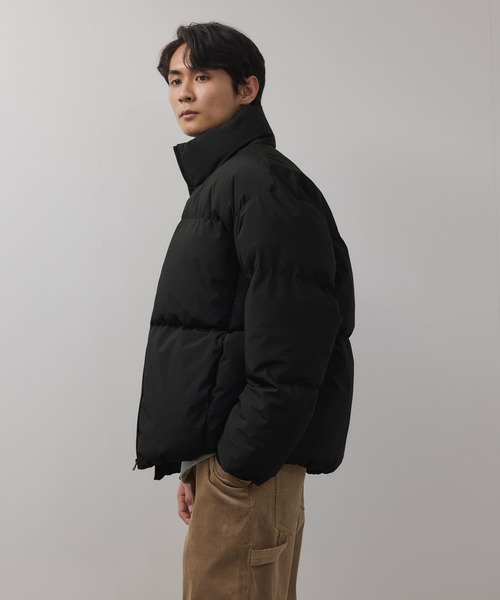 NAVY（ネイビー）の「NAVY All-Weather 100D Insulated Blouson/オールウェザー100D中綿ボリュームブルゾン【撥水 防風 耐水圧10000mm】ユニセックス（ブルゾン・メンズ・チャコールグレー/ベージュ/ブラック・L/M/XXL/XL）」の14枚目の写真