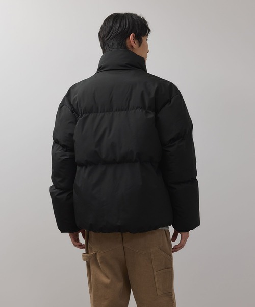 NAVY（ネイビー）の「NAVY All-Weather 100D Insulated Blouson/オールウェザー100D中綿ボリュームブルゾン【撥水 防風 耐水圧10000mm】ユニセックス（ブルゾン・メンズ・チャコールグレー/ベージュ/ブラック・L/M/XXL/XL）」の16枚目の写真