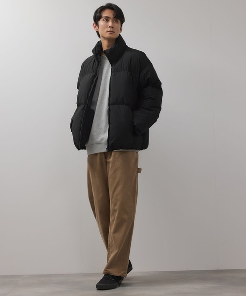 NAVY（ネイビー）の「NAVY All-Weather 100D Insulated Blouson/オールウェザー100D中綿ボリュームブルゾン【撥水 防風 耐水圧10000mm】ユニセックス（ブルゾン・メンズ・チャコールグレー/ベージュ/ブラック・L/M/XXL/XL）」の18枚目の写真