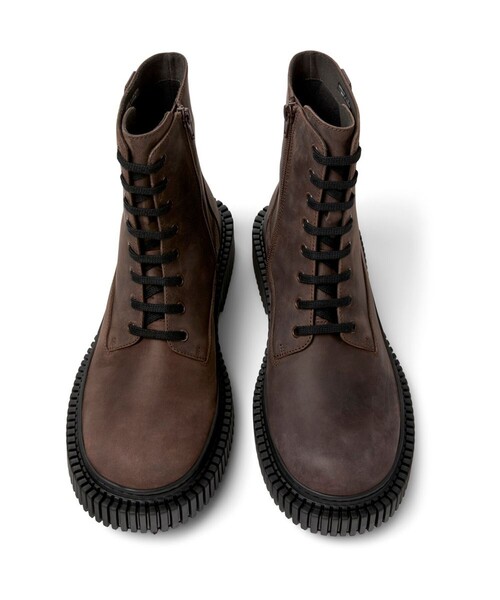 CAMPER（カンペール）の「[カンペール] PIX BERLIN / ハイカットシューズ（ブーツ・メンズ・ダークブラウン・26.0cm/27.0cm/25.5cm/27.5cm/28.0cm）」の4枚目の写真
