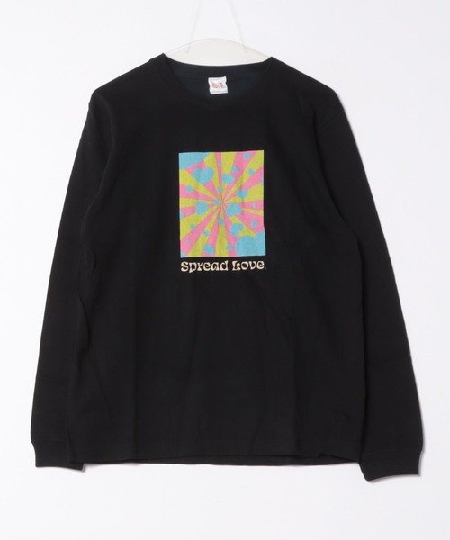 ARCHIVER(アーカイバ)の「【RES】【Spread Love】オリジナルプリント L/S T(Tシャツ/カットソー・レディース・ホワイト/ブラック・MEDIUM)」の2枚目の写真