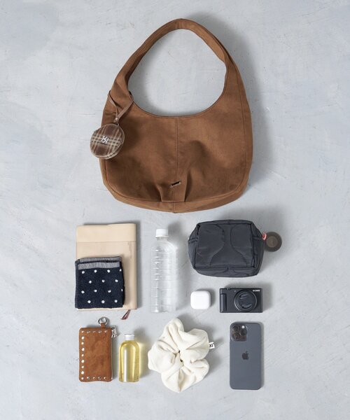 Kastane（カスタネ）の「ビジューポーチ付きミドルBAG（トートバッグ・レディース・ブラウン/カーキ/ブラック・FREE）」の20枚目の写真