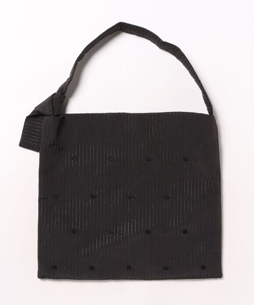 cache cache（カシュ カシュ）の「カシュカシュ cachecache / ラインドットワンショルダートート（トートバッグ・レディース・ブルー/ベージュ/イエロー/ブラック/カーキ・FREE）」の20枚目の写真