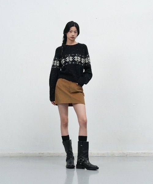 girlish St.cecilia TSUNOニット ブラック ツノニット St.cecilia