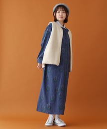 EMAGO 花と羊ｼﾞｬｶﾞｰﾄﾞﾜﾝﾋﾟｰｽ