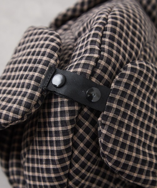 riziere（リジェール）の「チェック柄中綿フライトキャップ（キャップ・キッズ・ブラック・FREE）」の7枚目の写真