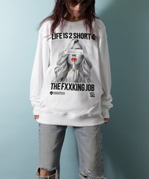 LIBERTY CITY（リバティシティ）の「【LIBERTY CITY/リバティーシティ】 [2 SHORT]] ライト・スウェット・クルーネック（スウェット）」