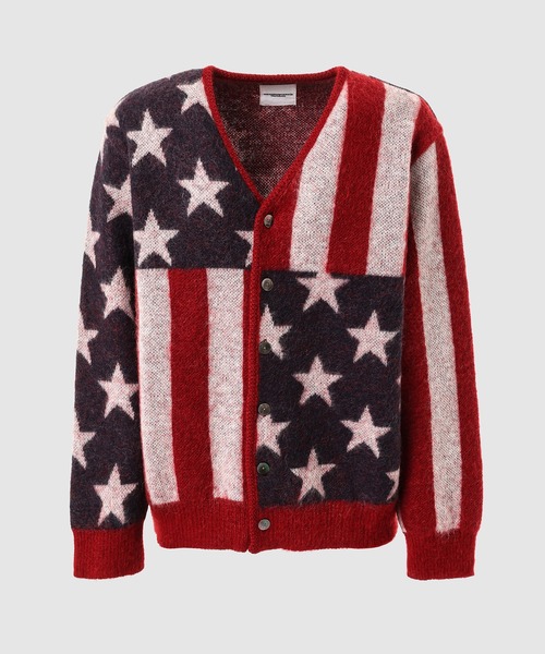 TAKAHIROMIYASHITATheSoloIst.（タカヒロミヤシタザソロイスト）の「american flag mohair cardigan.（カーディガン/ボレロ・メンズ・その他1/その他2・46）」の2枚目の写真