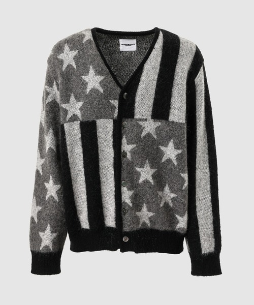 american flag mohair cardigan.