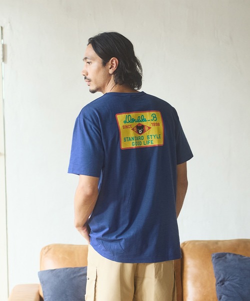 DOUBLE_B(ダブルビー)の「ワンポイント半袖Tシャツ(大人用)(Tシャツ/カットソー・レディース・ネイビー・L(175-185cm)/M(165-175cm)/S(155-165cm))」の1枚目の写真