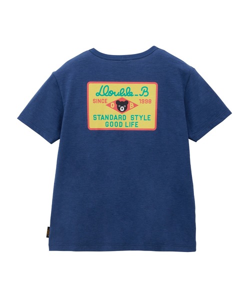 DOUBLE_B(ダブルビー)の「ワンポイント半袖Tシャツ(大人用)(Tシャツ/カットソー・レディース・ネイビー・L(175-185cm)/M(165-175cm)/S(155-165cm))」の6枚目の写真