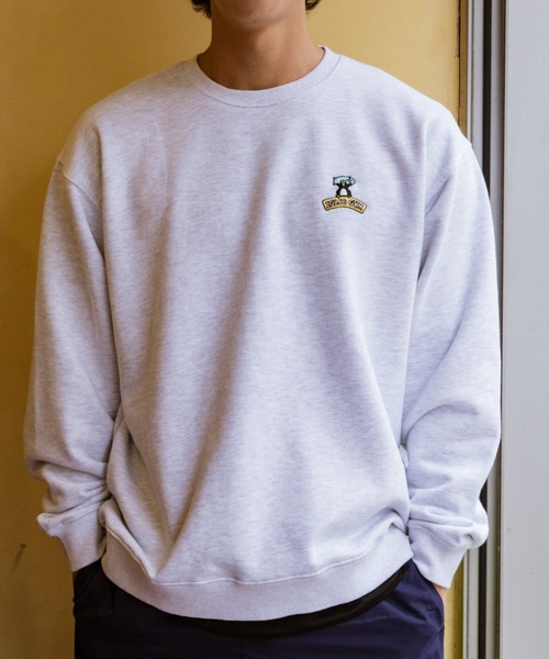PR01.(ピーアールワン)の「BIG WAVE イグルー ペンギン スウェット シャツ(スウェット・メンズ・ライトグレー・LARGE/MEDIUM)」の10枚目の写真