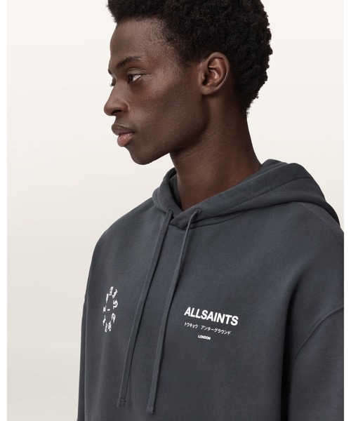 ALLSAINTS(オールセインツ)の「KINDRED OTH HOODY(パーカー・メンズ・ブラック・XS/S/M/L/XL)」の2枚目の写真