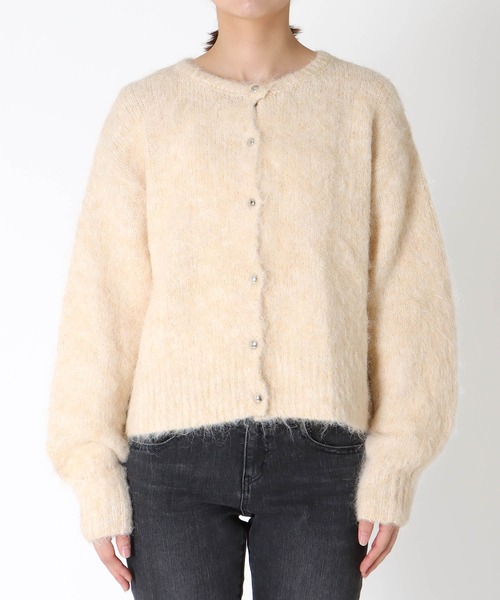 Three Four Time（ｽﾘｰﾌｫｰﾀｲﾑ）の「ソフトシャギーW起毛カーディガン（カーディガン/ボレロ・レディース・キャメル/ピンク/アイボリー・FREE）」の19枚目の写真