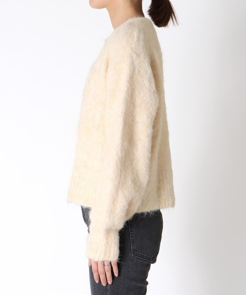 Three Four Time（ｽﾘｰﾌｫｰﾀｲﾑ）の「ソフトシャギーW起毛カーディガン（カーディガン/ボレロ・レディース・キャメル/ピンク/アイボリー・FREE）」の20枚目の写真