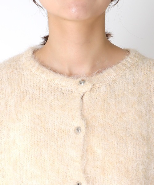 Three Four Time（ｽﾘｰﾌｫｰﾀｲﾑ）の「ソフトシャギーW起毛カーディガン（カーディガン/ボレロ・レディース・キャメル/ピンク/アイボリー・FREE）」の22枚目の写真