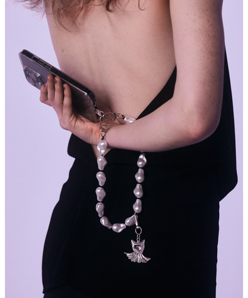 ジーザスディアマンテ 希少 ノベルティ 新品未使用 王冠パールストラップ dzdx8004-01.jpg