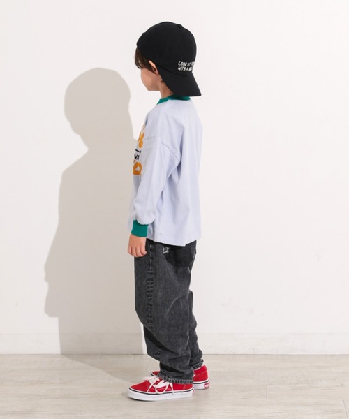 Ocean&Ground（オーシャン&グラウンド）の「ﾘﾗｯｸｽﾌｨｯﾄﾃｰﾊﾟｰﾄﾞﾃﾞﾆﾑﾊﾟﾝﾂ（その他パンツ・キッズ・ケミカルウォッシュ/ダークインディゴブルー/ブラック・80/140/130/120/110/100/90）」の16枚目の写真