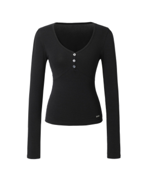 KHAKIPOINT(カーキポイント)の「Puff Long Sleeve (black)(Tシャツ/カットソー・レディース・その他・FREE)」の3枚目の写真