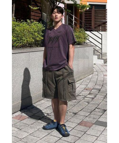 GAKKAI UNIONS(ガッカイユニオンズ)の「ロマンティック90ピグメントバミューダカーゴパンツカーキ(その他パンツ・レディース・その他・LARGE/SMALL/MEDIUM)」の6枚目の写真