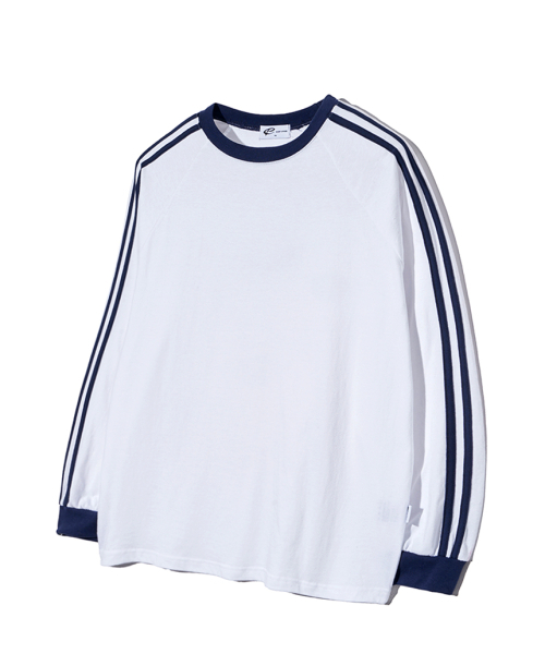 ESCAPEFROM（エスケープフロム）の「エッセンシャルトラックロングスリーブホワイト（Tシャツ/カットソー・レディース・その他・MEDIUM/LARGE）」の3枚目の写真
