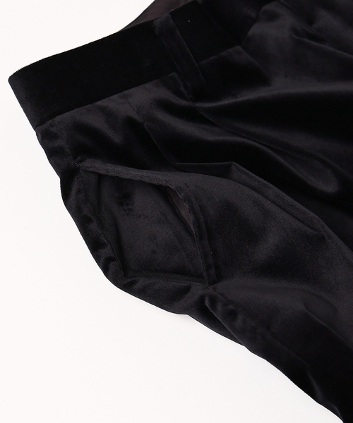 EDIFICE（エディフィス）の「E.PONTOGLIO VELVET バギー パンツ（その他パンツ・メンズ・グリーン/キャメル/サックスブルー/ブラック・LARGE/MEDIUM）」の10枚目の写真